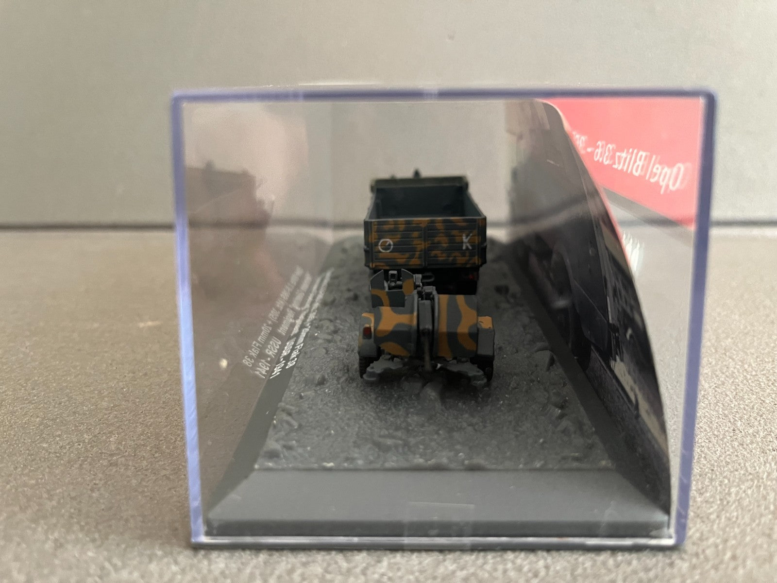 Miniature Militaire Char Tank Blindé Opel Blitz 3.6 36 S + Flak 38 Altaya 1/72