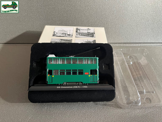 Voiture Miniature Tramway 6th Generation HKT 1986 Ixo Atlas au 1/87