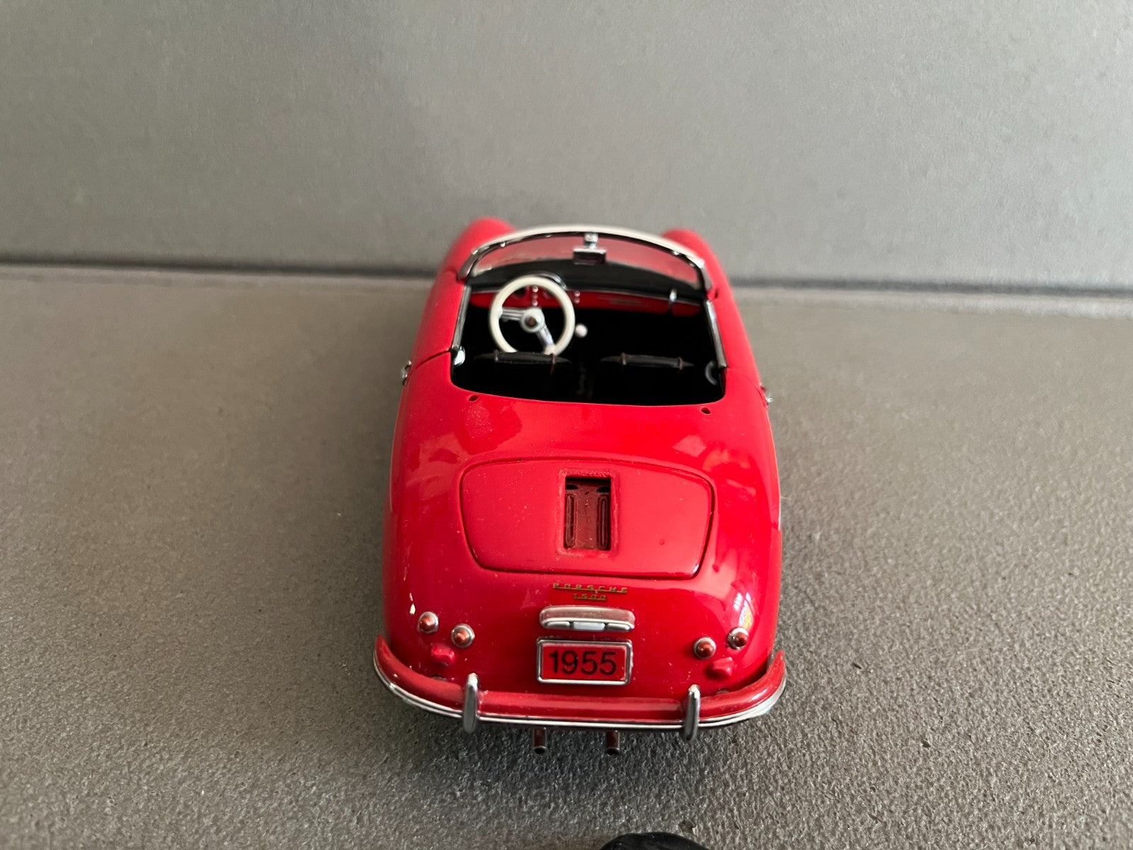 Ancienne Miniature Voiture 1955 Porsche 356 Speedster Franklin Mint 1/24 Défauts