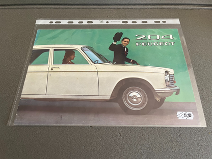 Ancien Dépliant Brochure Documentation Automobile Peugeot 204