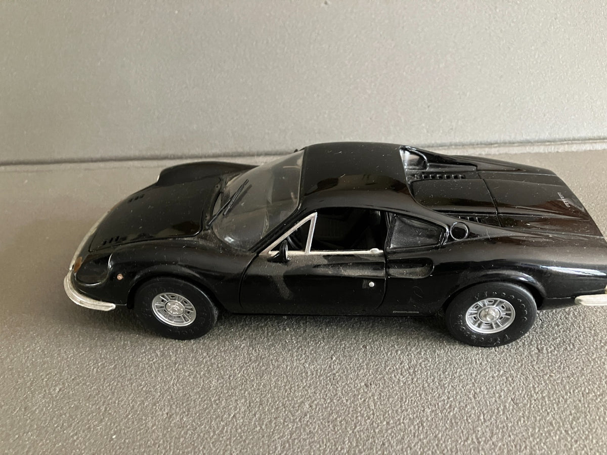 Voiture Miniature Ferrari Dino 246 GT Noire Anson au 1/18
