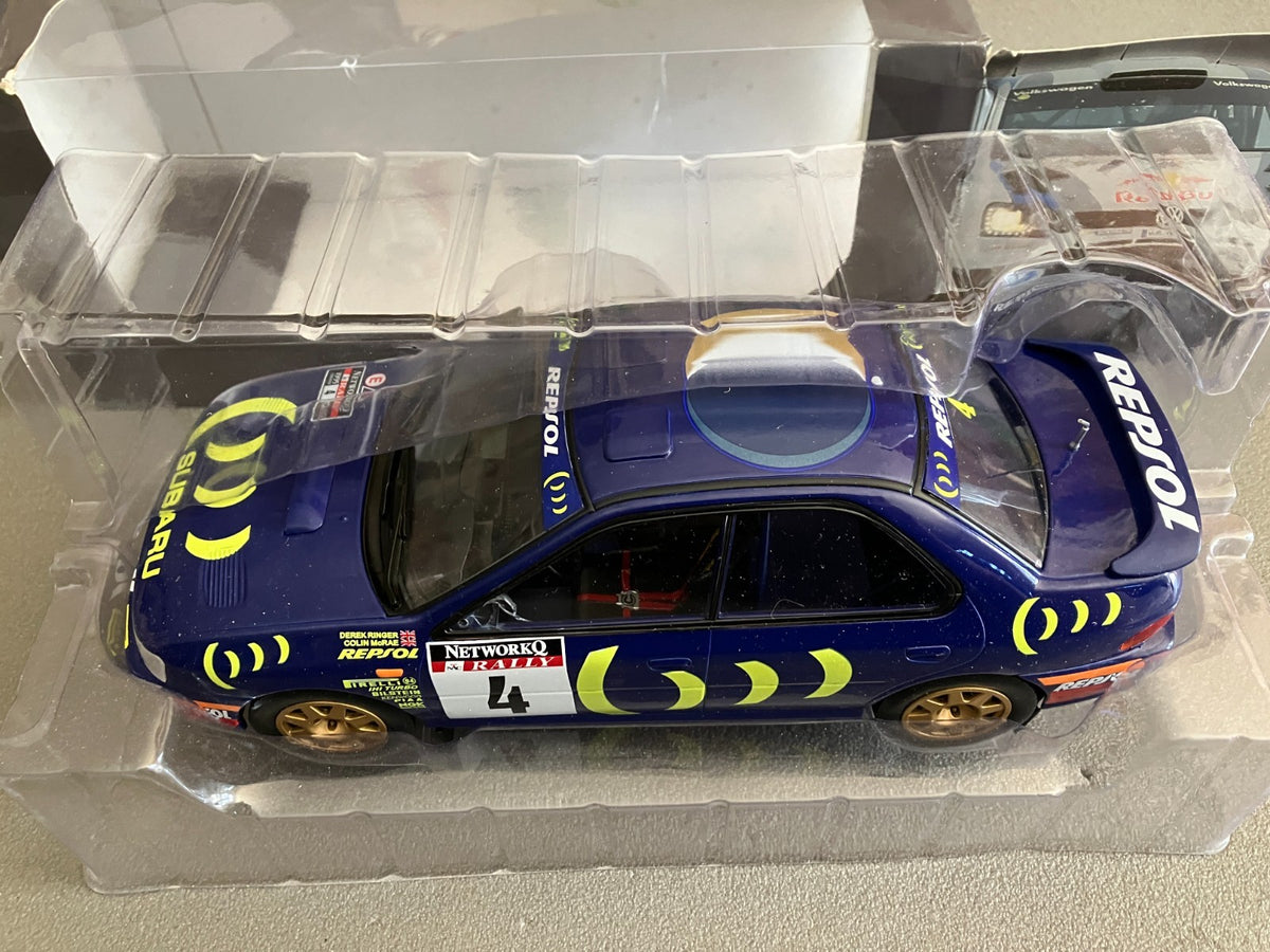 Voiture miniature Subaru Impreza Rallye McRae Ringer WRC Altaya au 1/18