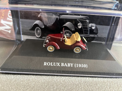 Voiture Miniature Rolux Baby 1950 Micro-Voitures D'Antan Altaya 1/43