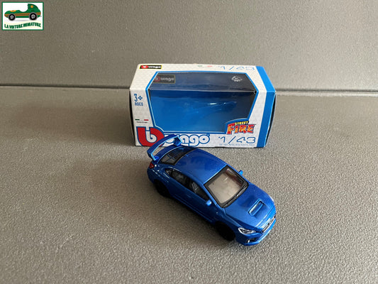Voiture Miniature Subaru WRX STI 2017 Burago Street Fire au 1/43