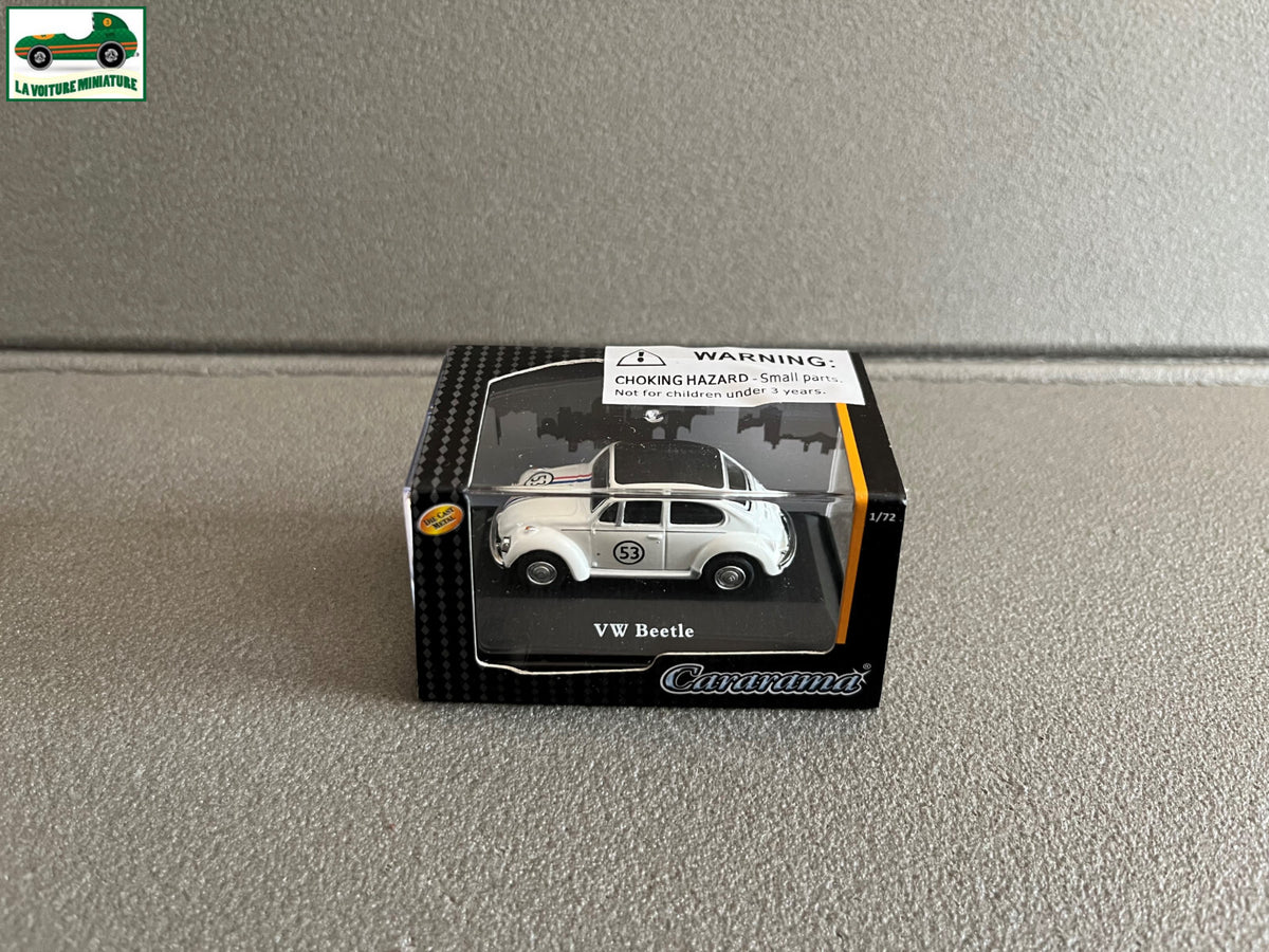 Miniature Voiture Volkswagen VW Beetle Cox Herbie Choupette Cararama 1/72