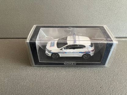 Voiture Miniature Renault Megane Police Municipale 2016 Norev au 1/43
