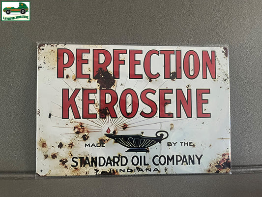 Plaque Métal Voiture Automobile Garage Huile Moteur Perfection 20 x 30 cm