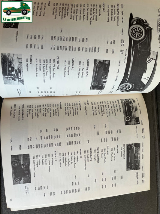 Livre Voiture Automobile Old Car Value Guide Volume 2 Number 4