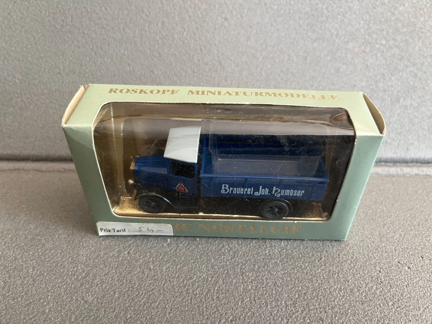 Voiture Miniature Camion 1002 Mercedes L5 1928 Roskopf Nostalgie 1/87 HO