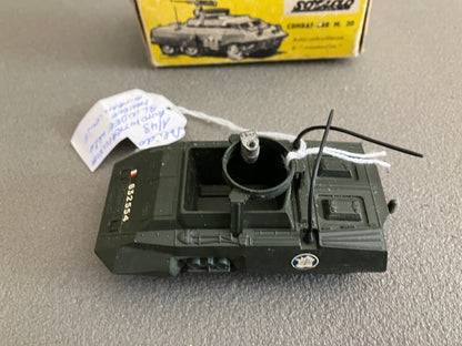 Ancienne Miniature Militaire Blindé Char Combat Car M. 20 200 Solido France 1/50