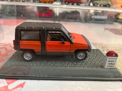 Voiture miniature Mythique R4 4l Renault 4 Rodéo 5 4 saisons Teilhol 1982 1/43