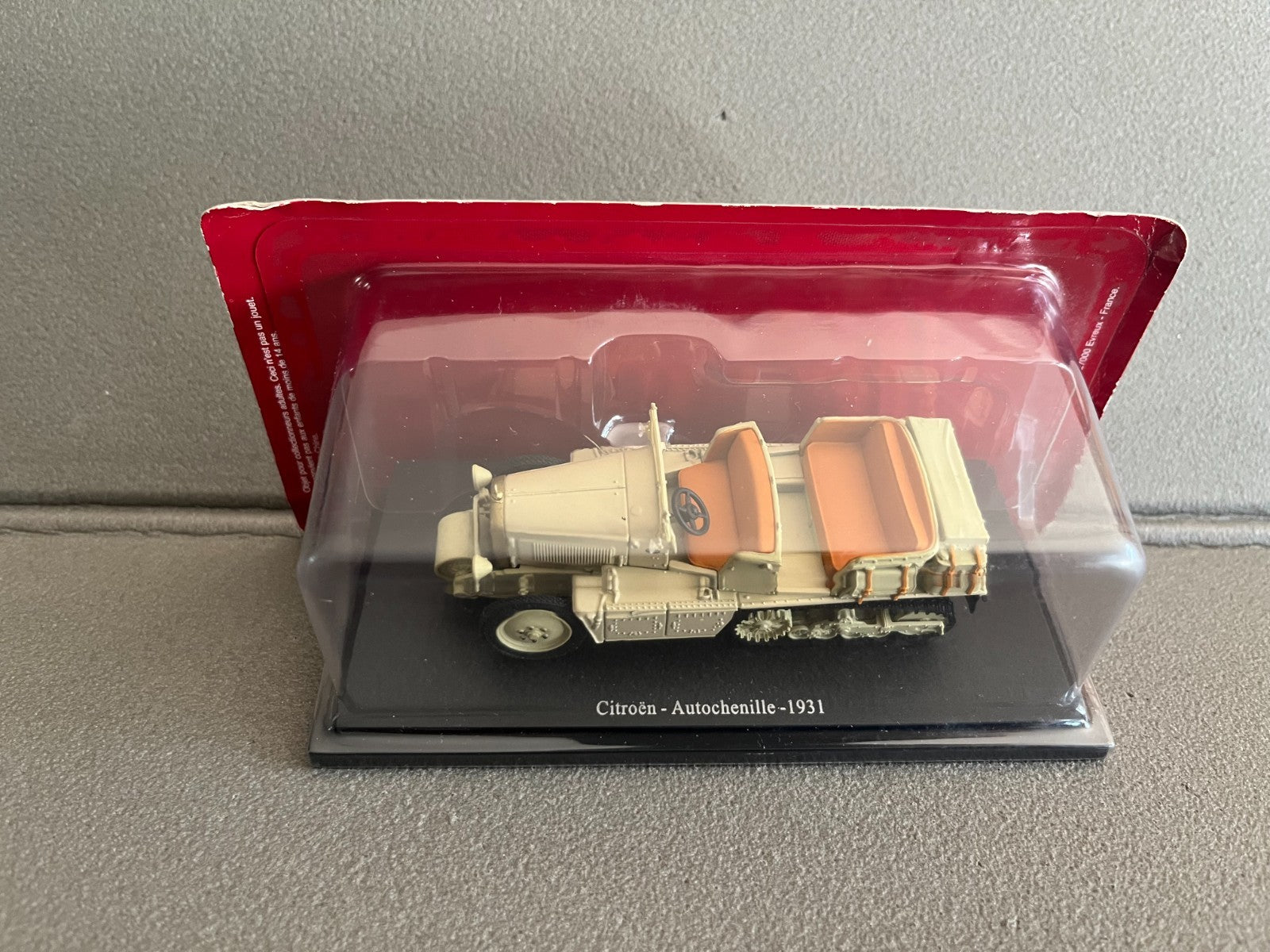 Voiture Miniature Citroen Autochenille 1931 Edition Atlas au 1/43