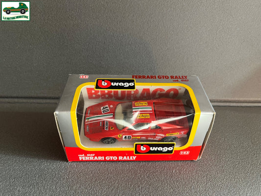 Voiture miniature Collection Ferrari GTO Rally cod 4107 Burago 1/43