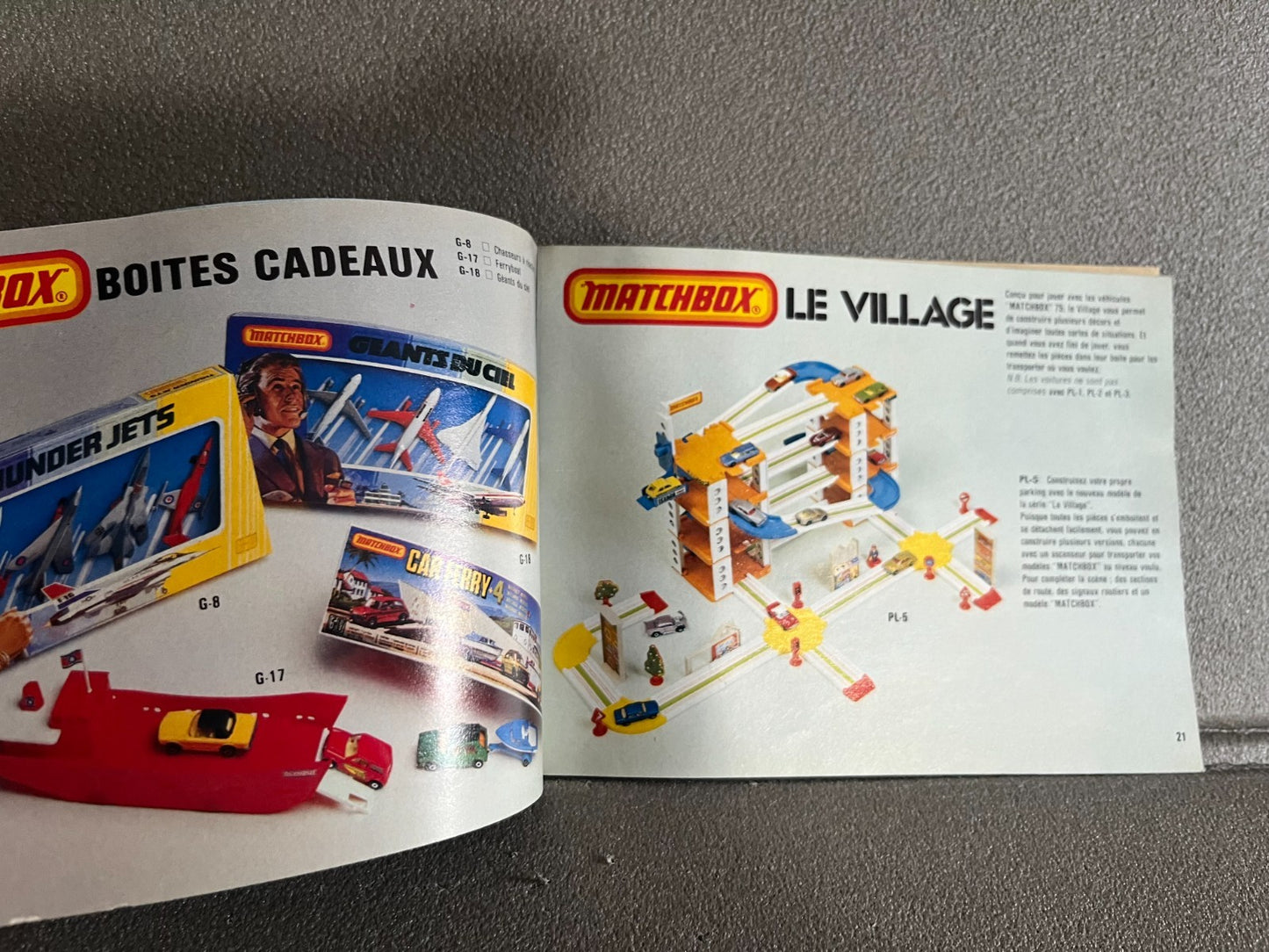 Ancien Dépliant Documentation Catalogue Jouet Voiture Matchbox 1981 1982