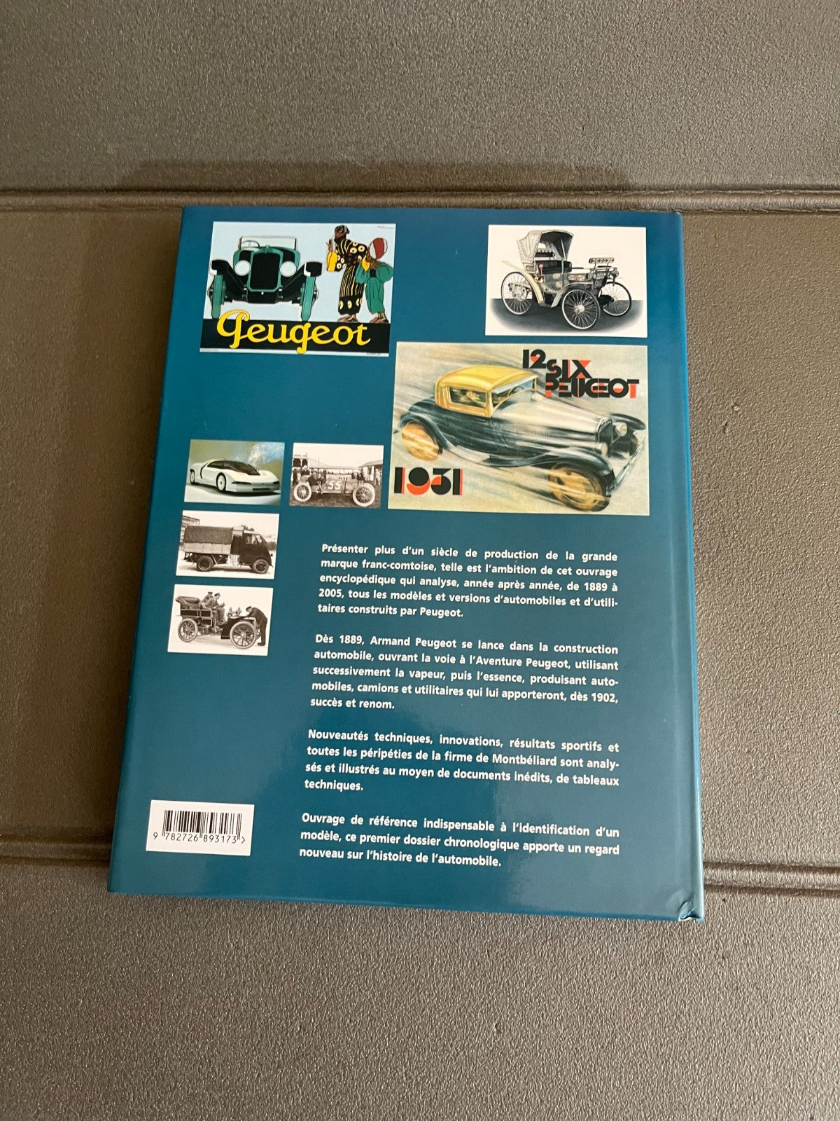 Livre Voiture Automobile Peugeot L'Aventure Automobile ETAI
