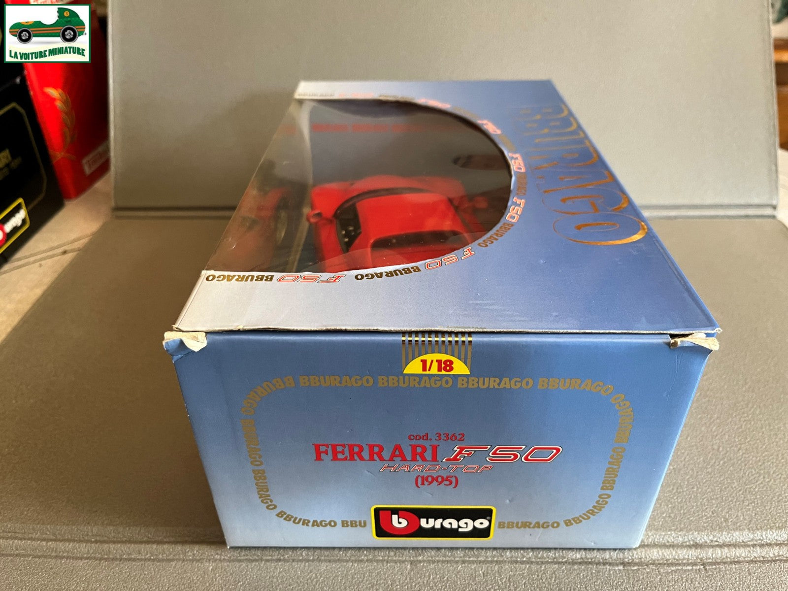 Voiture miniature Ferrari F50 Hard Top Burago au 1/18