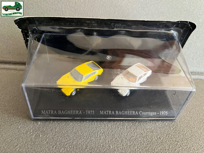 Voiture Miniature Duo Matra Bagheera 1975 Courrèges Universal Hobbies 1/87 HO