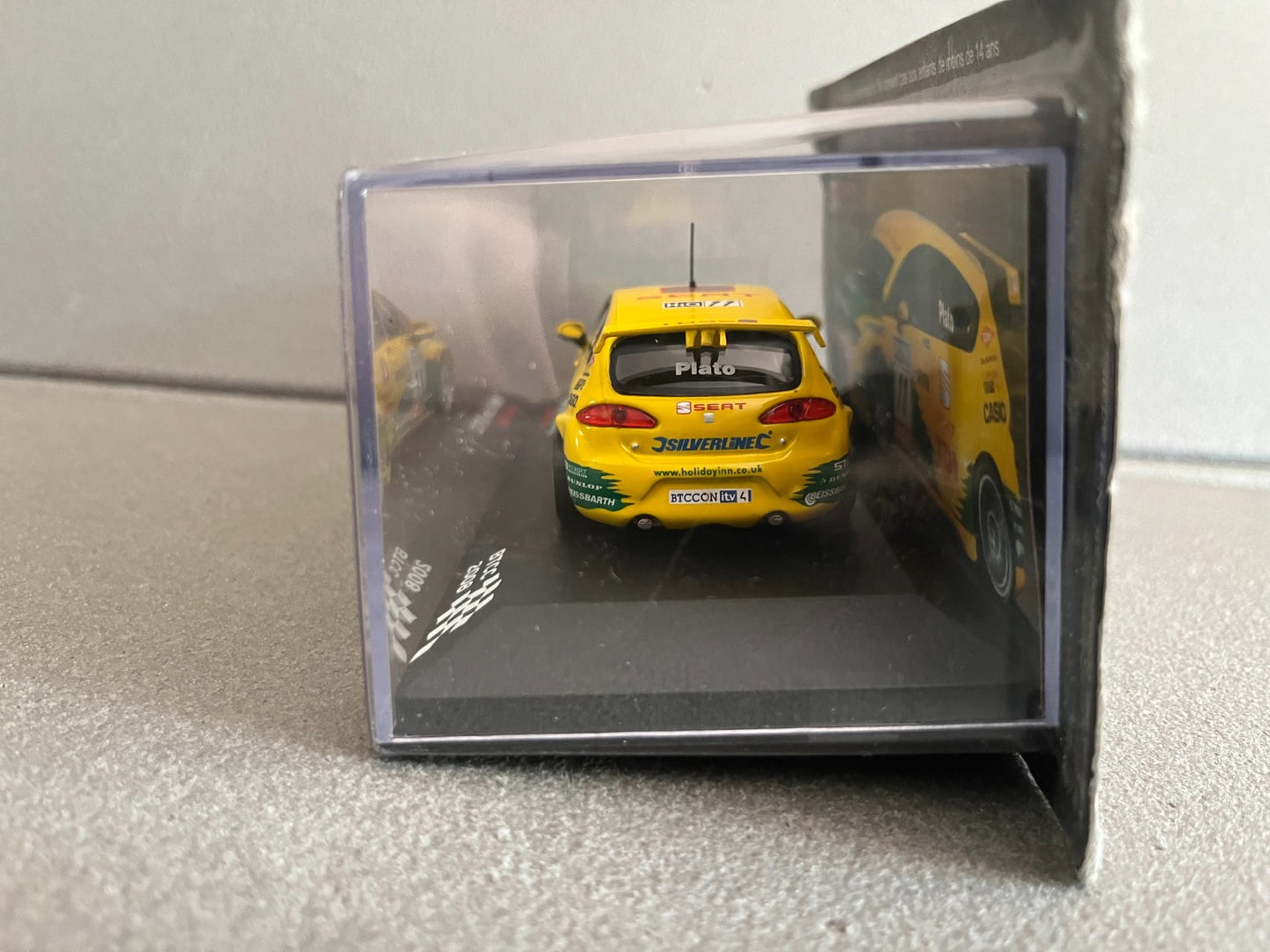 Voiture Miniature Seat Leon BTCC 2008 Rallye au 1/43