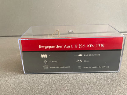 Miniature Militaire Char Tank Blindé Bergepanther Ausf. G Sd. Kfz. Altaya 1/72