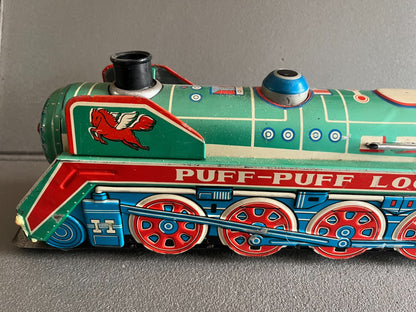 Jouet Ancien Tôle Train Locomotive Puff Puff Loco ME 660 China