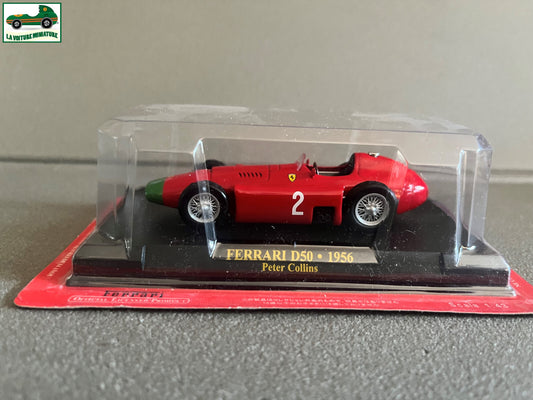 Voiture miniature Collection Formule 1 F1 Ferrari D50 1956 Peter Collins 1/43