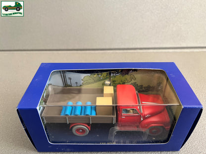 Miniature En Voiture Tintin Camion Rouge Ile Noire Hanomag Hergé Atlas au 1/43