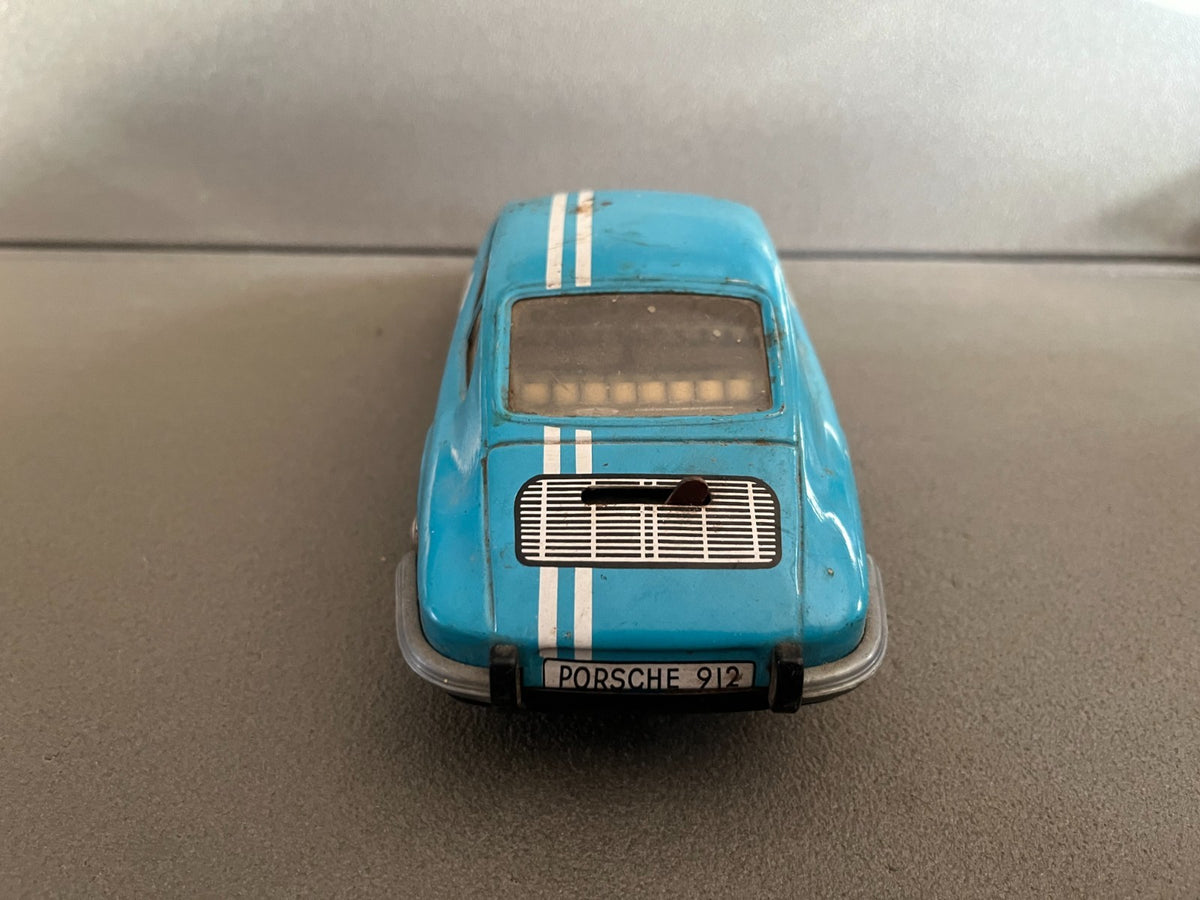 Jouet Ancien Voiture Tôle Mécanisme Porsche 912 Joustra France Vintage Epave
