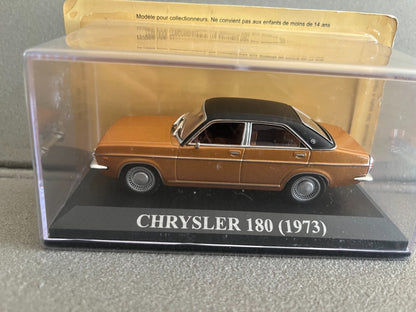 Voiture Miniature Chrysler 180 1973 Altaya au 1/43