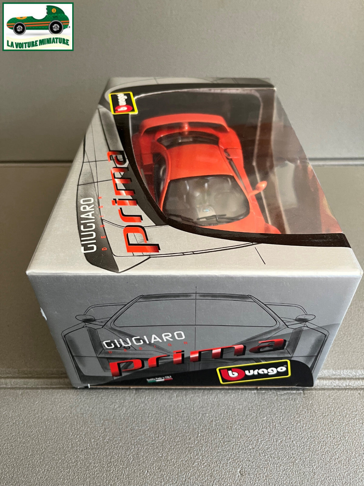 Voiture miniature Prima Giugiaro Burago au 1/18