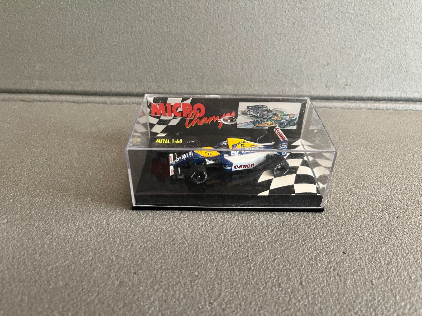 Voiture Miniature Formule 1 F1 Williams Patrese MicroChamps Minichamps au 1/64
