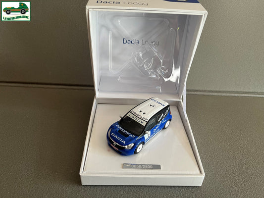 Voiture Miniature Dacia Lodgy Trophee Andros Alain Prost Eligor 1/43