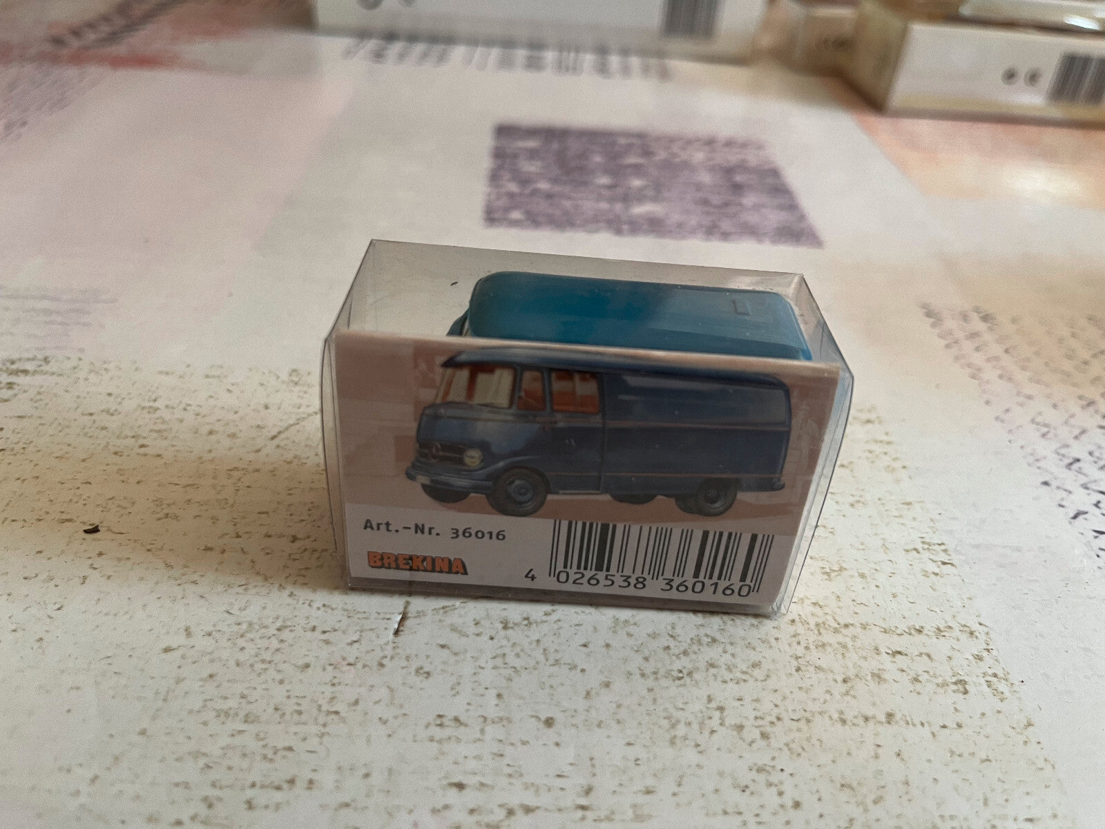 Voiture Miniature Camion Mercedes L 319 Verkaufswagen Brekina 1/87 HO