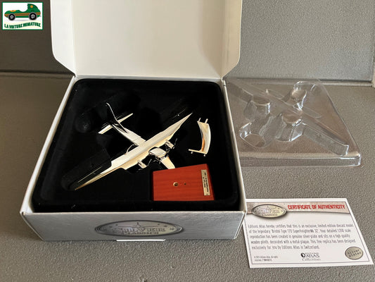 Avion miniature chrome Bristol Type 170 Atlas Silver Classics au 1/200