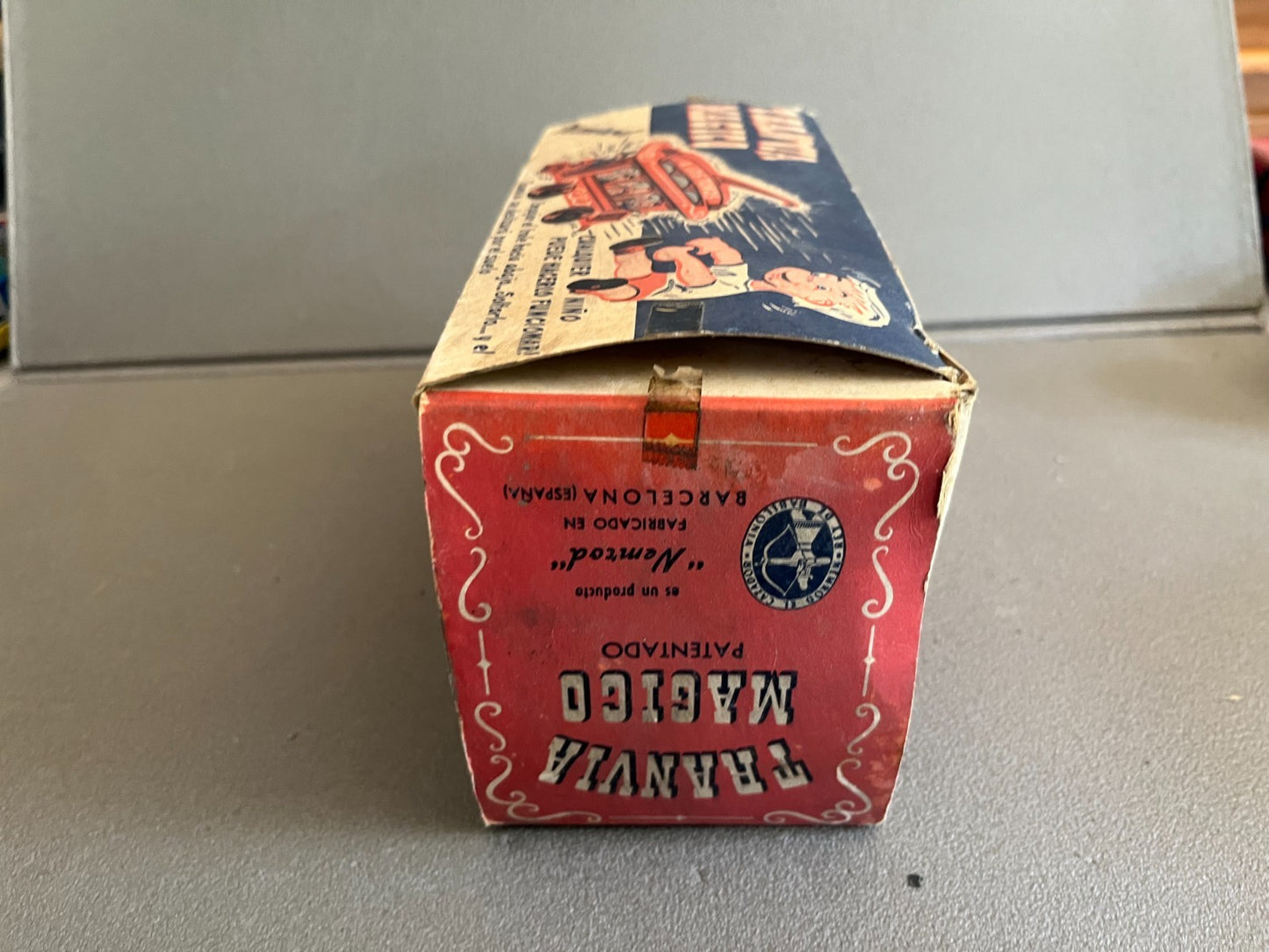Jouet Ancien Voiture Miniature Plastique Train Tranvia Magico Nemrod Spain