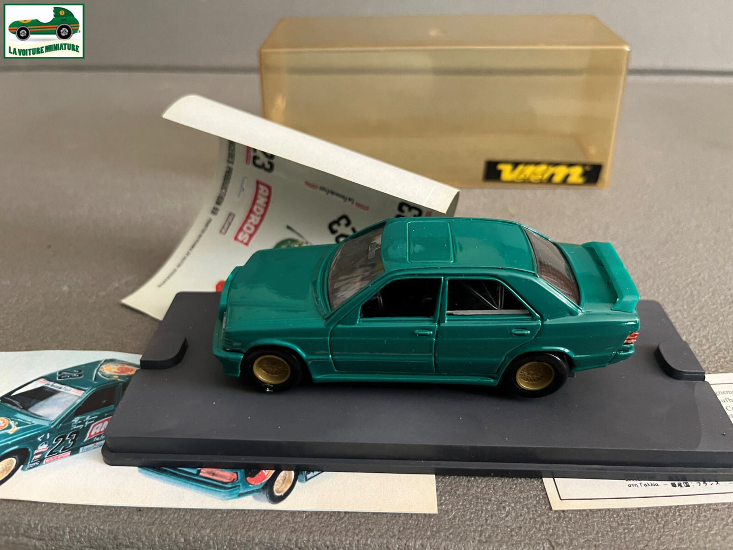 Voiture Miniature Mercedes 190 Production 89 Andros Verem au 1/43