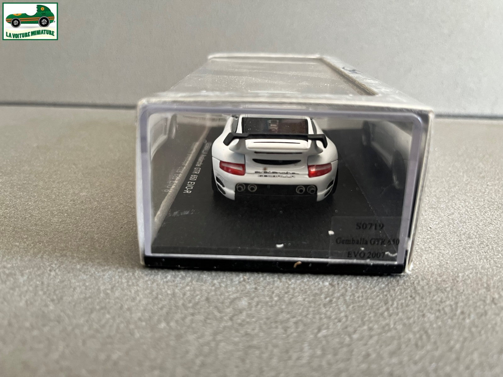 Voiture Miniature Porsche Gemballa Avalanche GTR 650 EVO-R Spark  1/43