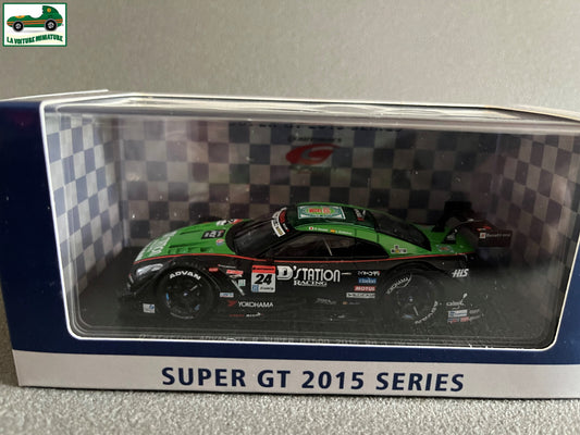 Voiture Miniature Nissan D'Station Advan GT-R Super GT500 2015 Ebbro 1/43
