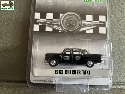 Voiture Miniature 1963 Checker Taxi Greenlight au 1/64