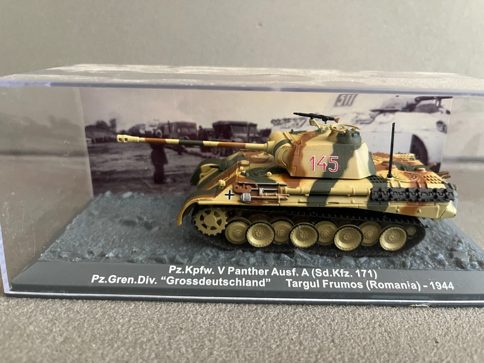 Miniature Militaire Char Tank Blindé Pz.Kpfw. V Panther Ausf. A Altaya 1/72