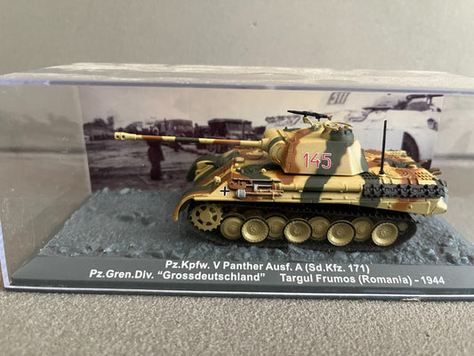 Miniature Militaire Char Tank Blindé Pz.Kpfw. V Panther Ausf. A Altaya 1/72