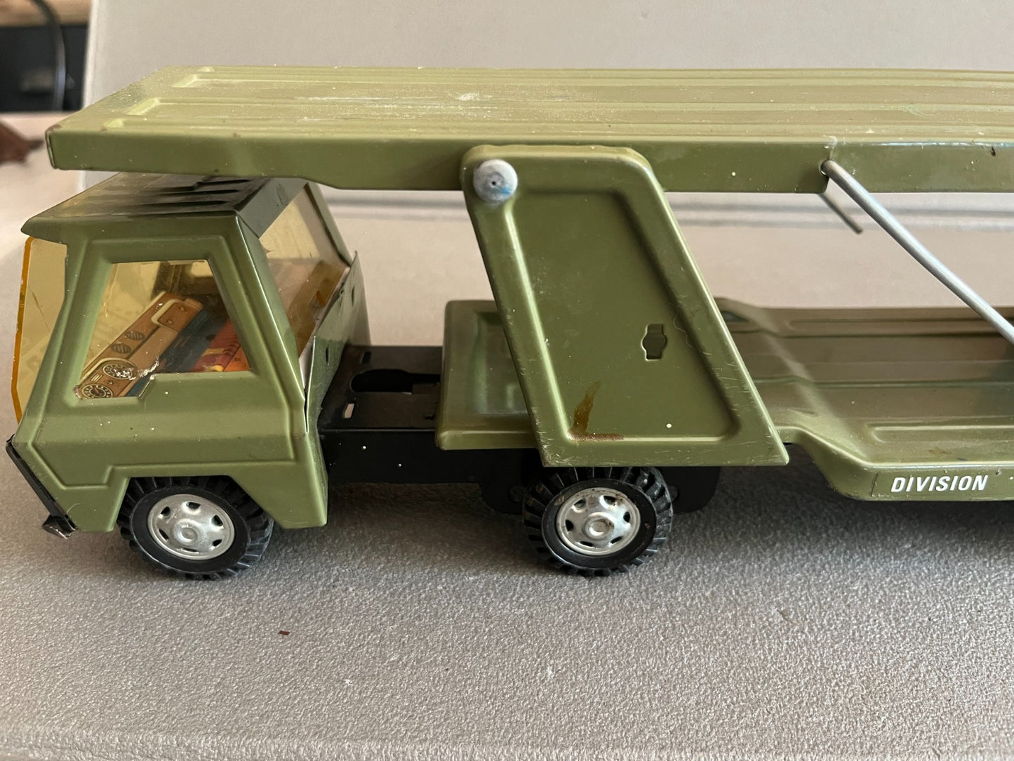 Jouet Ancien Voiture Miniature Camion porte Voiture Coloso Gozan Spain