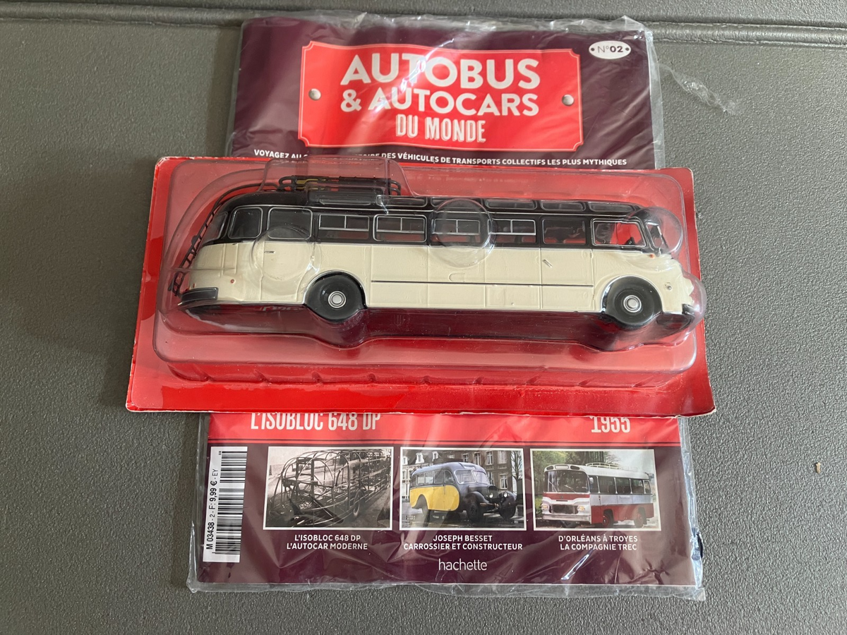 Voiture miniature Isobloc 648 DP 1/43 Autobus Autocars du Monde