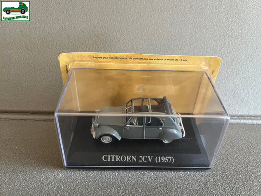 Voiture Miniature Citroen 2CV 1957 au 1/43