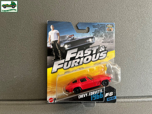 Voiture miniature Chevy Corvette 1966 Fast & Furious Mattel 1/55