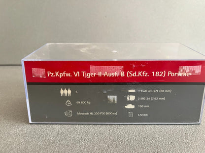 Miniature Militaire Char Tank Blindé Pz.Kpfw. VI Tiger II Porsche Altaya 1/72