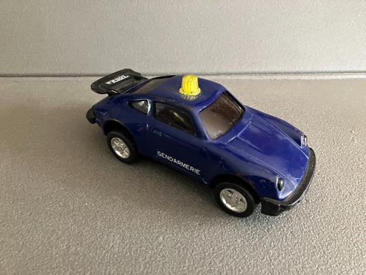 Jouet Ancien Tôle Voiture Miniature Porsche 911 Gendarmerie Tonka