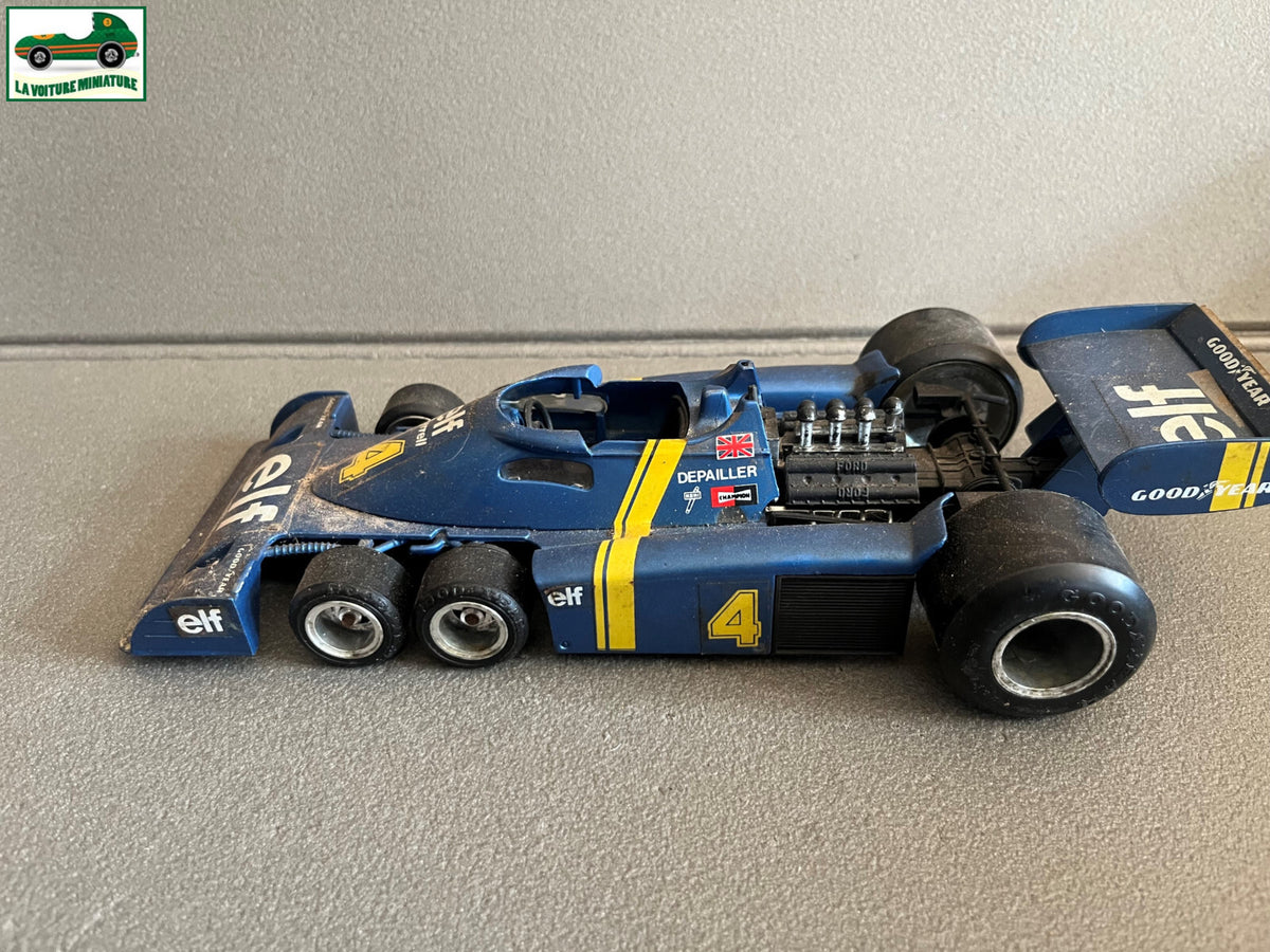 Ancienne Voiture Miniature Tyrrell P34/2 Depailler F1 Polistil Italy au 1/16