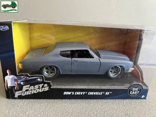 Voiture miniature Fast and Furious Dom's Chevy Chevelle SS Jada 1/32