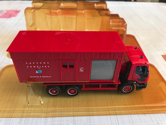 Voiture Miniature Pompiers Camion Renault Meurthe Moselle Solido au 1/60