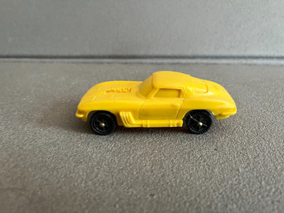 Voiture Miniature Ancien Corvette Stelco Vinyl Line Germany Plastique Gomme